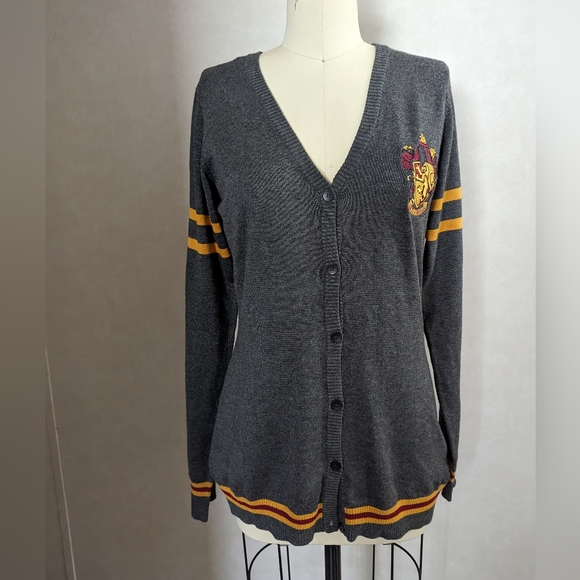 NWT Harry Potter Gryffindor Girls Cardigan - Picture 2 of 12